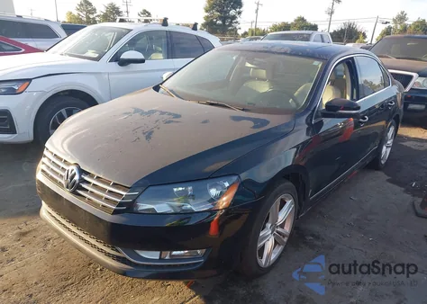 2013 Volkswagen Passat 2.0L Tdi Sel Premium из США, поврежденный, VIN 1VWCN7A32DC137667